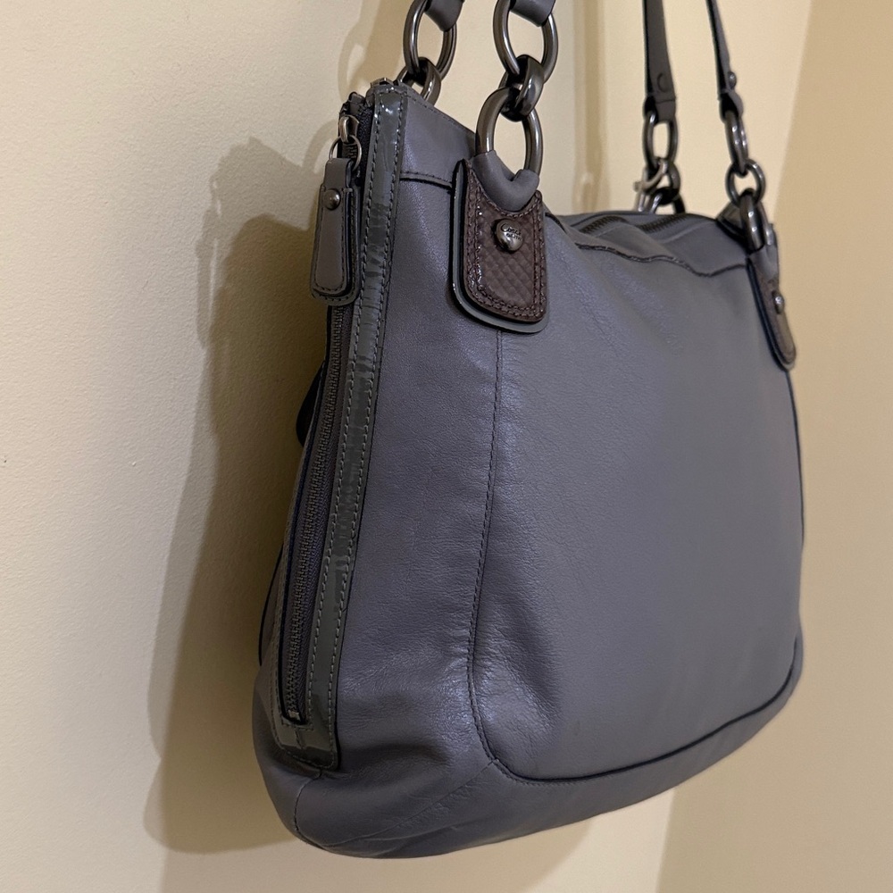 Coach Bag | Coach Shoulder Bag Gray - Silver Hardware Coach Hobo Bag - Picture 5 of 12